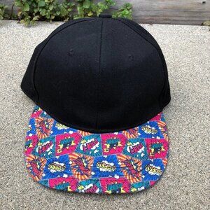 BLACKJACK Snapback Baseball Hat Black Pow Comics Adjustable Cap​
